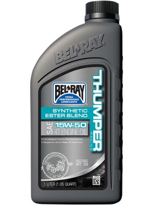 Bel Ray Thumper® Racing Synthetic Ester Blend 4T Engine Oi 15W50 1L
